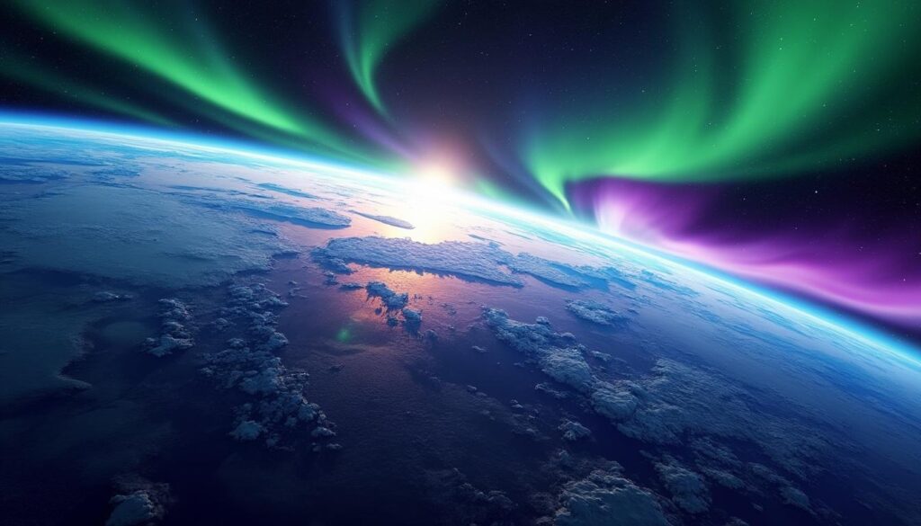 découvrez comment la météo spatiale influence la densité de la haute atmosphère terrestre, impactant les communications et les satellites en orbite.