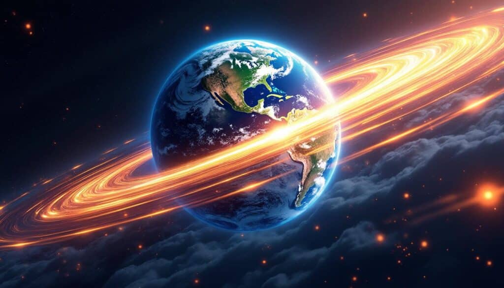 découvrez comment une tempête spatiale intense comprime la limite de la magnétopause terrestre, affectant la protection magnétique de notre planète face aux particules solaires.